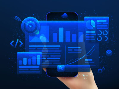 Creative banner of Optimization. Web analytics and seo marketing