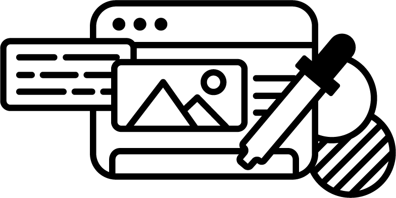 Black icon for accessibility testing